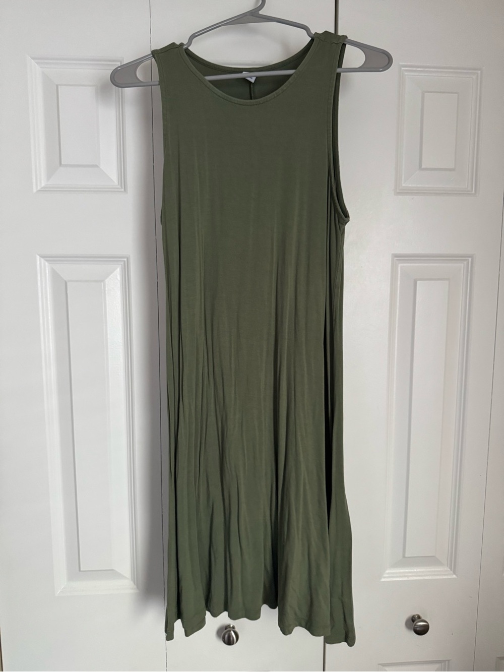 Old Navy Olive Green Sleeveless Dress